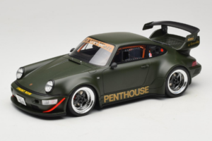 Porsche 911 RWB Penthouse Kaki Green GT Spirit 1:18 GT559 Živica