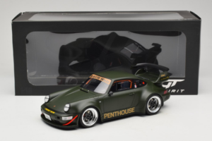 Porsche 911 RWB Penthouse Kaki Green GT Spirit 1:18 GT559 Živica – obrázok 6 z 6
