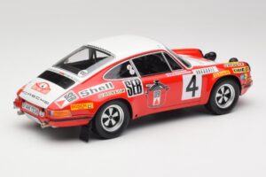 Porsche 911 S #4 G. Larrousse / M. Perramond 2nd Place Rally Monte Carlo 1972 Minichamps 1:18 107726804 Živica – obrázok 2 z 6