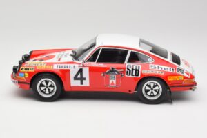 Porsche 911 S #4 G. Larrousse / M. Perramond 2nd Place Rally Monte Carlo 1972 Minichamps 1:18 107726804 Živica – obrázok 3 z 6