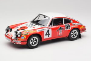 Porsche 911 S #4 G. Larrousse / M. Perramond 2nd Place Rally Monte Carlo 1972 Minichamps 1:18 107726804 Živica