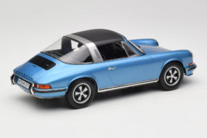Porsche 911 S Targa Blue Metallic Norev 1:18 187646 Kov – obrázok 3 z 8