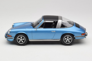 Porsche 911 S Targa Blue Metallic Norev 1:18 187646 Kov – obrázok 4 z 8