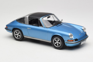 Porsche 911 S Targa Blue Metallic Norev 1:18 187646 Kov – obrázok 5 z 8