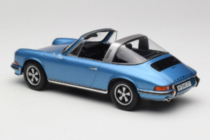 Porsche 911 S Targa Blue Metallic Norev 1:18 187646 Kov – obrázok 6 z 8