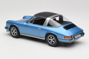 Porsche 911 S Targa Blue Metallic Norev 1:18 187646 Kov – obrázok 7 z 8