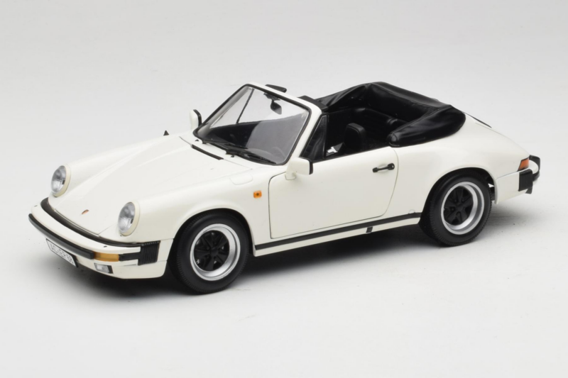 Porsche 911 SC Kabriolet Biely Minichamps 1:18 100063031 Kov