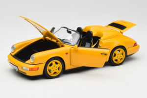 Porsche 911 964 Speedster Speed Yellow Norev 1:18 187130 Kov – obrázok 2 z 8