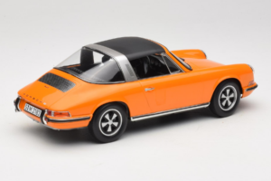Porsche 911 T Targa Oranžový Norev 1:18 187220 Kov – obrázok 3 z 8