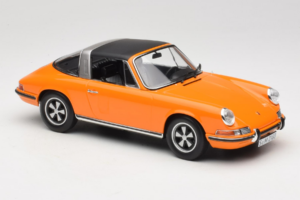 Porsche 911 T Targa Oranžový Norev 1:18 187220 Kov – obrázok 6 z 8