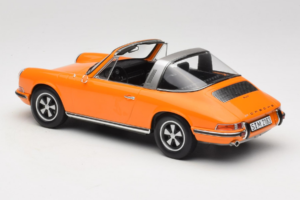 Porsche 911 T Targa Oranžový Norev 1:18 187220 Kov – obrázok 7 z 8