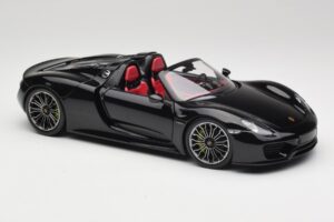 Porsche 918 Spyder Čadič Čierna Metalíza Minichamps 1:18 110062431 Kov – obrázok 6 z 8
