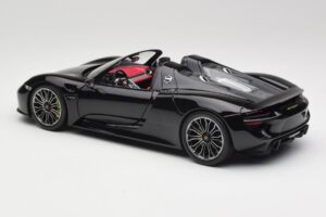 Porsche 918 Spyder Čadič Čierna Metalíza Minichamps 1:18 110062431 Kov – obrázok 7 z 8