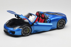 Porsche 918 Spyder Blue Metallic Minichamps 1:18 110062432 Kov – obrázok 2 z 8