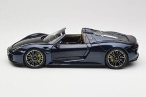 Porsche 918 Spyder Modrý Metallic Minichamps 1:18 113062434 Kov – obrázok 4 z 8
