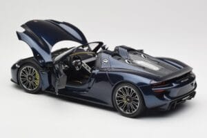 Porsche 918 Spyder Modrý Metallic Minichamps 1:18 113062434 Kov – obrázok 5 z 8