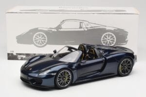 Porsche 918 Spyder Modrý Metallic Minichamps 1:18 113062434 Kov – obrázok 8 z 8