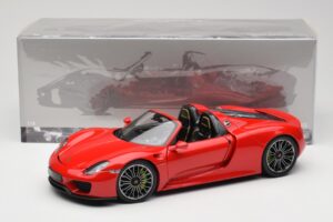 Porsche 918 Spyder Červený Minichamps 1:18 110062435 Kov – obrázok 8 z 8