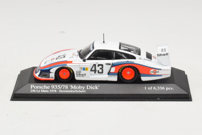 Porsche 935/78 Moby Dick #43 R. Stommelen / M. Schurti 24 Hours of Le Mans 1978 Minichamps 1:43 430786743 Kov
