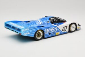 Porsche 956L #47 Hugo Boss V. Merl / H. Grohs / A. Plankenhorn 24 Hours of Le Mans 1984 Minichamps 1:18 183846947 Kov – obrázok 3 z 8