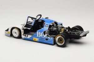 Porsche 956L #47 Hugo Boss V. Merl / H. Grohs / A. Plankenhorn 24 Hours of Le Mans 1984 Minichamps 1:18 183846947 Kov – obrázok 5 z 8