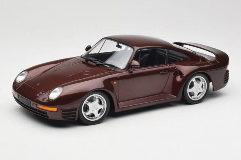 Porsche 959 Dark Red Metallic Minichamps 1:18 155066204 Kov