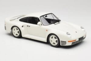 Porsche 959 Grand Prix White Minichamps 1:18 155066202 Kov – obrázok 4 z 6