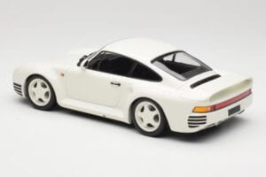 Porsche 959 Grand Prix White Minichamps 1:18 155066202 Kov – obrázok 5 z 6