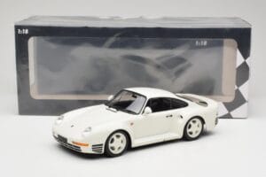 Porsche 959 Grand Prix White Minichamps 1:18 155066202 Kov – obrázok 6 z 6