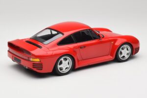 Porsche 959 Guards Červený Minichamps 1:18 155066200 Kov – obrázok 2 z 6