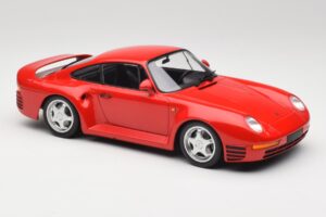 Porsche 959 Guards Červený Minichamps 1:18 155066200 Kov – obrázok 4 z 6