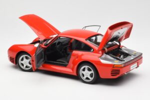 Porsche 959 Červený AUTOart 1:18 78082 Kov – obrázok 5 z 8