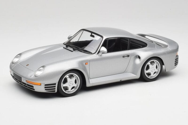 Porsche 959 Strieborný Metalíza Minichamps 1:18 155066201 Kov