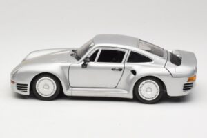 Porsche 959 Strieborný Tonka 1:18 2221 Kov – obrázok 4 z 8