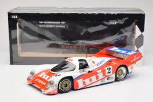 Porsche 962 #2 Brun Motorsport J. Mass / O. Larrauri 1000km Nürburgring 1987 Minichamps 1:18 155876502 Kov – obrázok 6 z 6