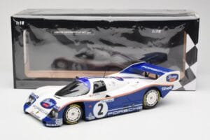 Porsche 962 #2 H-J. Stuck / D. Bell Team Porsche AG Winners 1000km Hockenheim 1985 Minichamps 1:18 155856502 Kov – obrázok 6 z 6