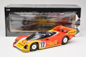 Porsche 962C #17 H-J. Stuck / D. Bell 3rd Place 200 Miles of Nürnberg Supercup 1987 Minichamps 1:18 155876517 Kov – obrázok 6 z 6