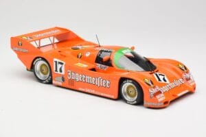 Porsche 962C #17 Jägermeister T. Boutsen / F. Jelinski 1000km Spa 1986 Minichamps 1:18 155866517 Kov – obrázok 4 z 6