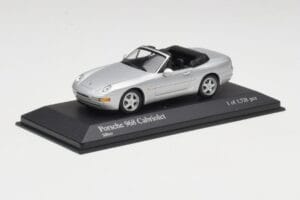 Porsche 968 Strieborný Minichamps 1:43 400062332 Kov – obrázok 2 z 4