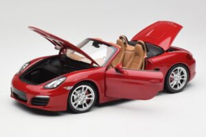Porsche Boxster 981 S Guards Červený Minichamps 1:18 110062031 Kov – obrázok 2 z 8