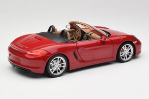 Porsche Boxster 981 S Guards Červený Minichamps 1:18 110062031 Kov – obrázok 3 z 8