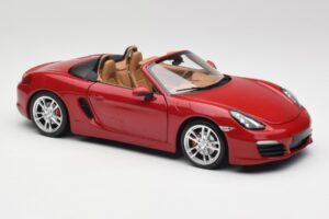 Porsche Boxster 981 S Guards Červený Minichamps 1:18 110062031 Kov – obrázok 6 z 8