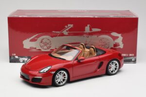 Porsche Boxster 981 S Guards Červený Minichamps 1:18 110062031 Kov – obrázok 8 z 8