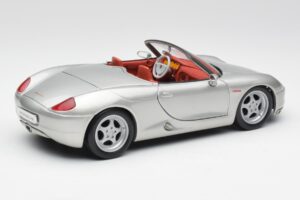 Porsche Boxster 986 Strieborný Maisto 1:18 37800-M3 Kov – obrázok 3 z 8