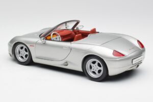 Porsche Boxster 986 Strieborný Maisto 1:18 37800-M3 Kov – obrázok 7 z 8