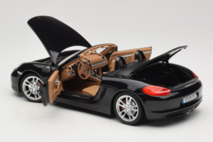 Porsche Boxster S 981 Basalt Black Minichamps 1:18 WAP0210160C Kov – obrázok 5 z 8