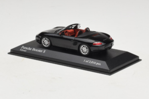 Porsche Boxster 986 S Čierny Minichamps 1:43 400062070 Kov – obrázok 3 z 4