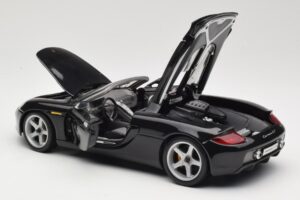 Porsche Carrera GT 980 Čierny Maisto 1:18 36622 Kov – obrázok 5 z 8