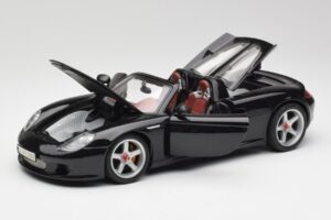 Porsche Carrera GT Čierny Maisto 1:18 36665 Kov – obrázok 2 z 8