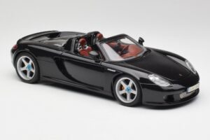 Porsche Carrera GT Čierny Maisto 1:18 36665 Kov – obrázok 6 z 8
